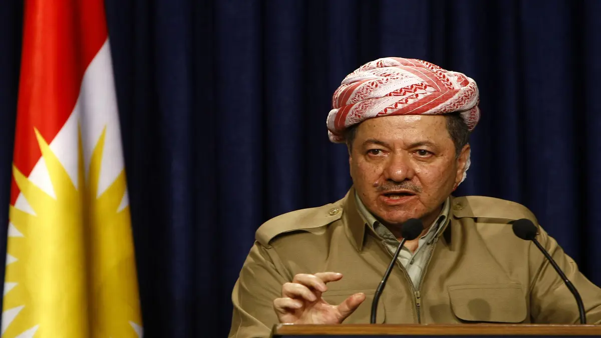 ضمت مسعود بارزاني.. إقليم كردستان "يسخر" من "قائمة الإرهاب" السورية
