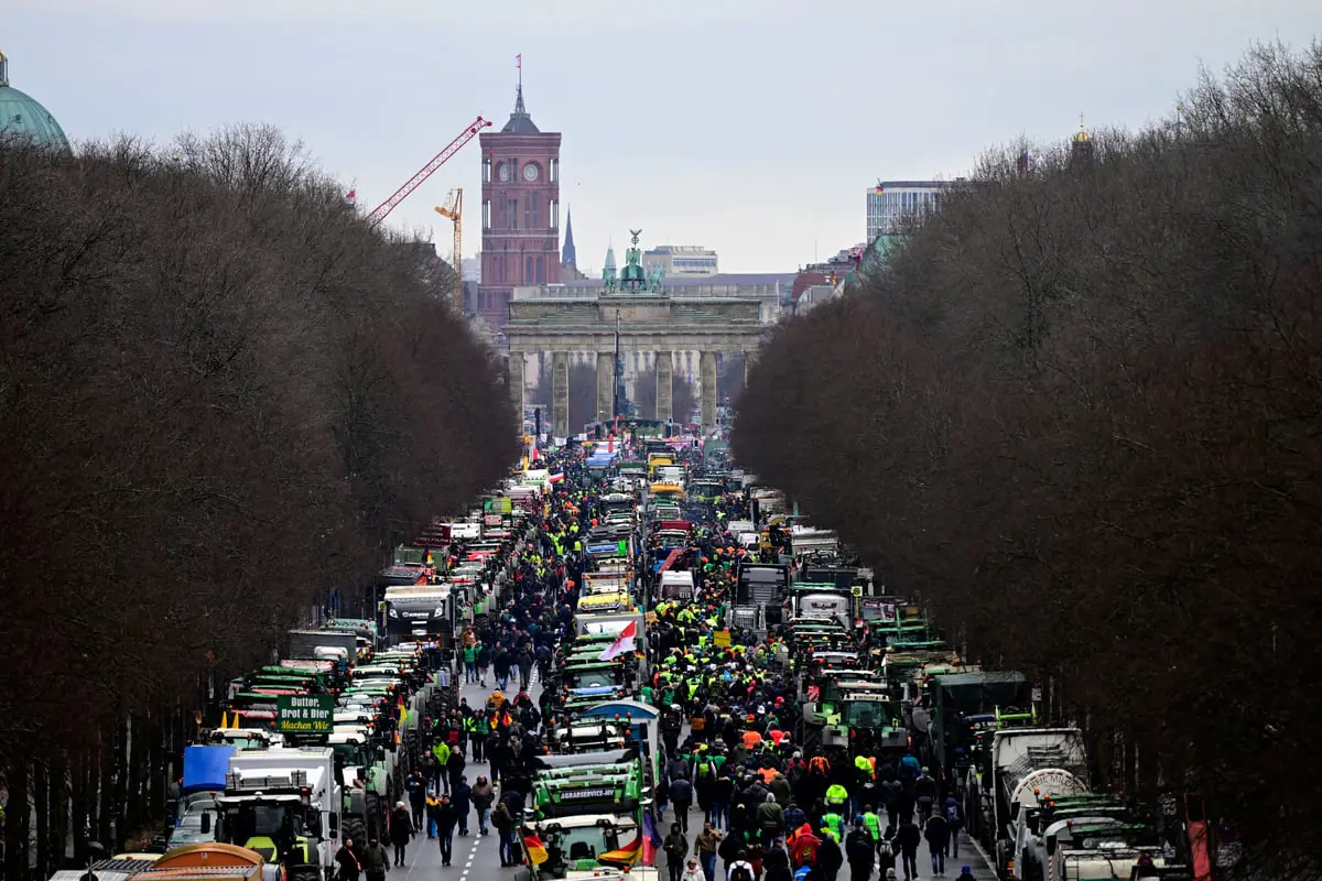 احتجاجات المزارعين الألمان قد تذهب بالبلاد إلى الفوضى