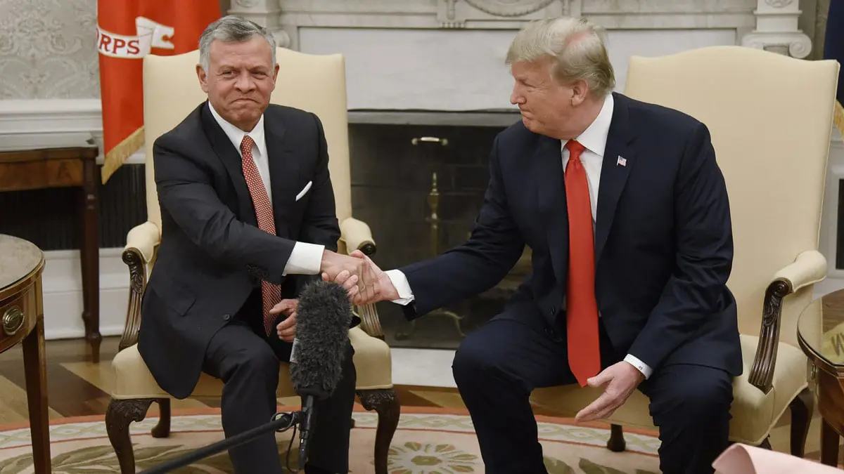 ترامب يشكر ملك الأردن لتعهده بإرسال مستلزمات طبية إلى واشنطن