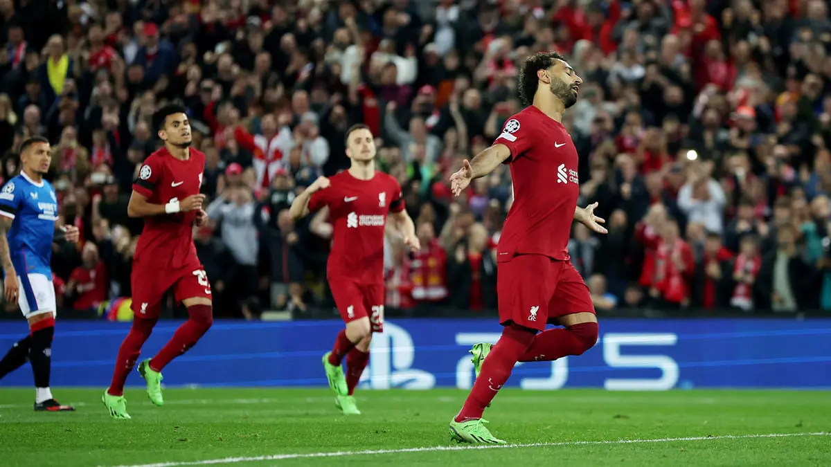 محمد صلاح يعادل رقم هنري ونيستلروي في دوري أبطال أوروبا ويقترب من أغويرو ودروغبا 