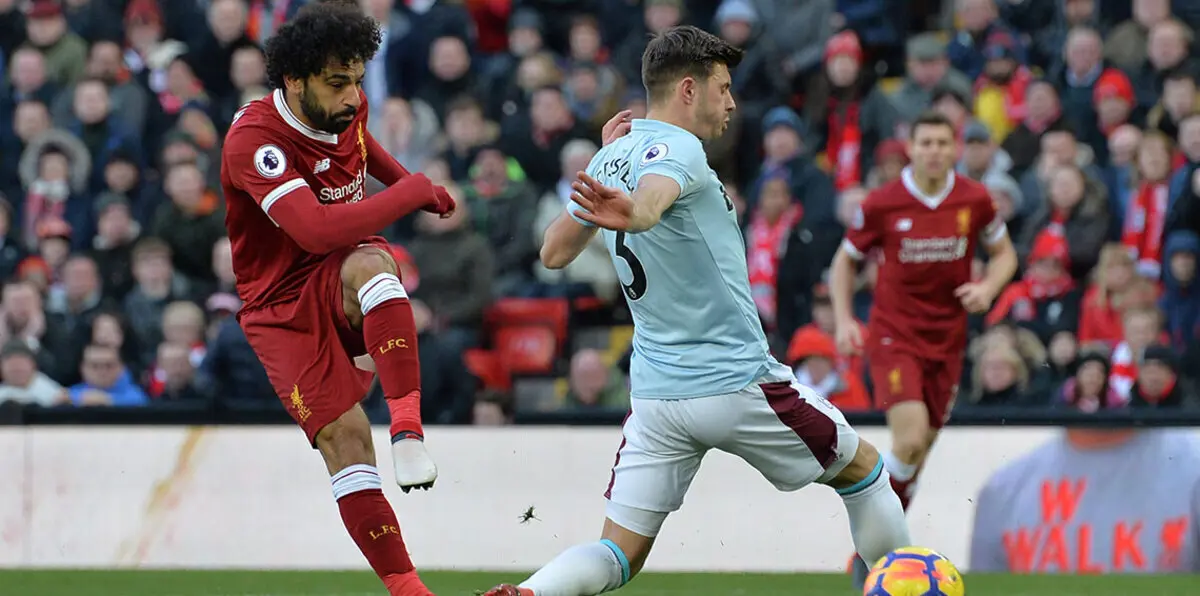 أهداف محمد صلاح خلال مباراة ليفربول ووست هام (فيديو)