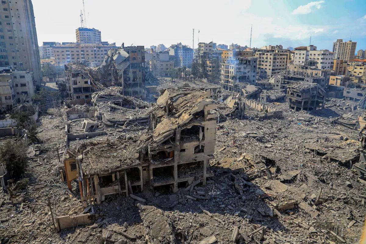  مشاهد ترصد حجم الدمار بمنطقة التوام في غزة (فيديو)