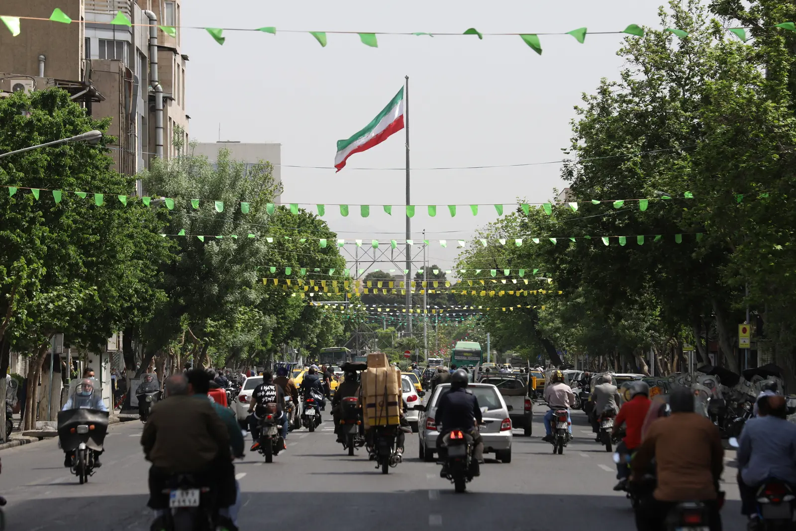 مشهد من العاصمة الإيرانية طهران