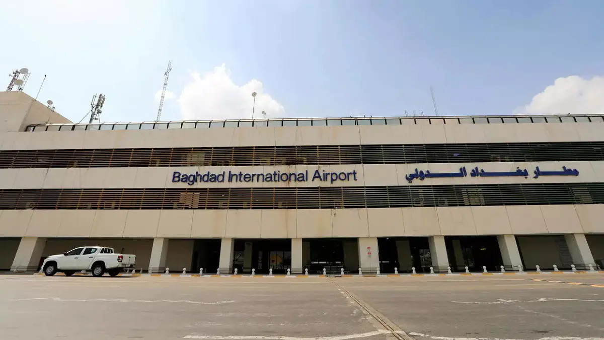 سقوط صاروخ في محيط مطار بغداد الدولي