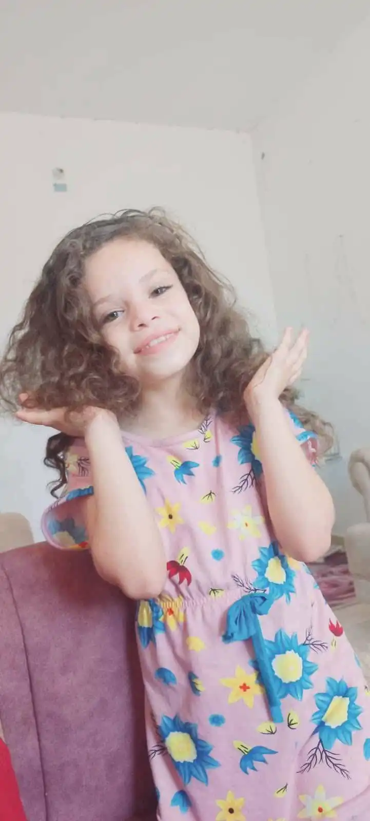 الطفلة الفلسطينية جوري محمد أبو عواد