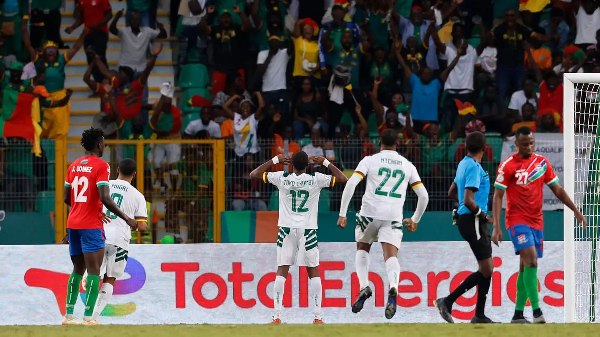 أمم أفريقيا.. الكاميرون ترافق السنغال لدور الـ16 بفوز مثير على غامبيا