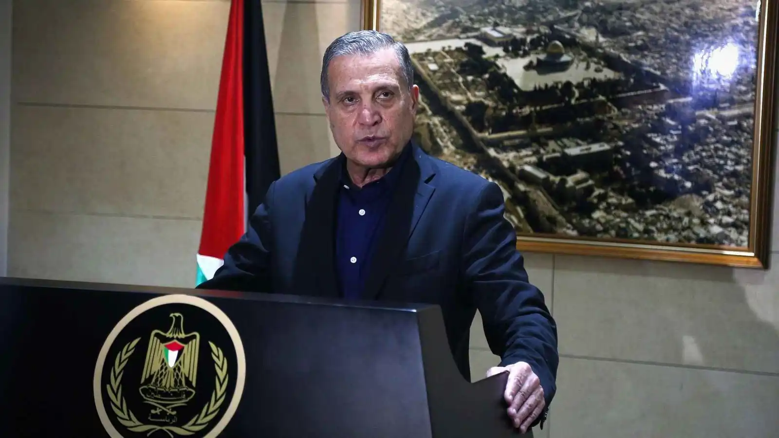  المتحدث باسم الرئاسة الفلسطينية نبيل أبو ردينة 