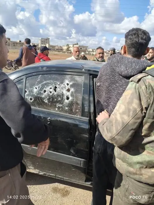 سيارة المستهدف بالاغتيال