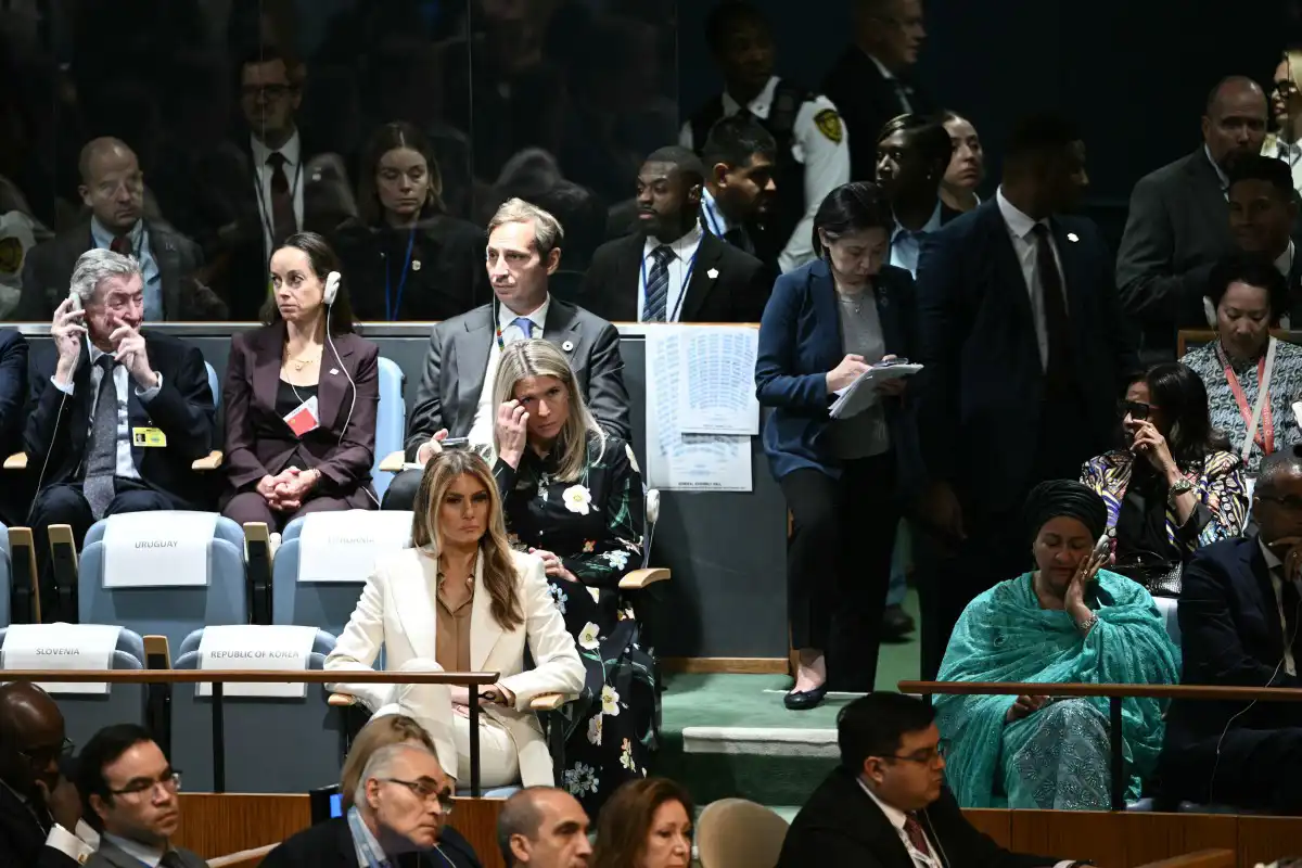 سيدة أمريكا الأولى خلال الفعالية