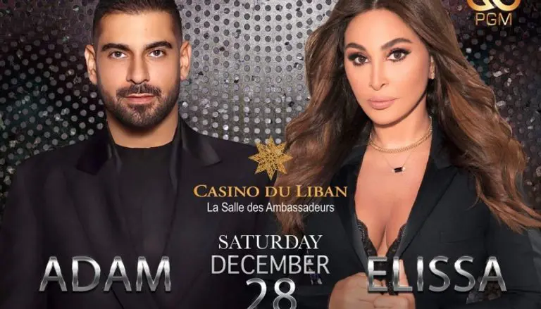 اعلان حفل إليسا وأدم