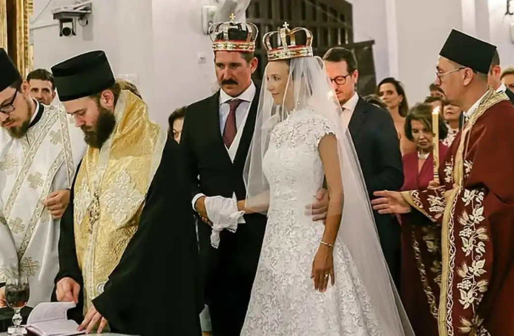 أمير صربيا وعروسه