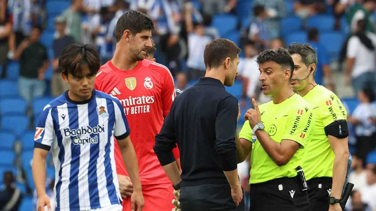 بعد فضيحة طرد هويسن.. تقييم صادم لحكم مباراة ريال مدريد وسوسيداد | إرم نيوز