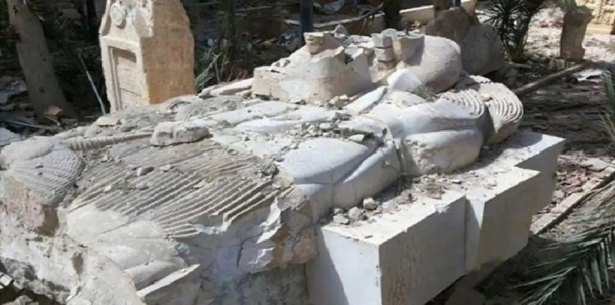 خبير: داعش ألحق أضرارًا جسيمة بأحد آثار تدمر