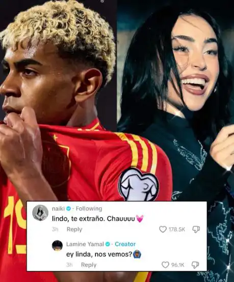 لامين يامال ونيكي نيكول