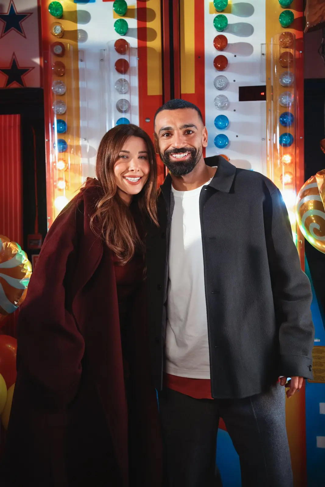 محمد صلاح مع نانسي عجرم