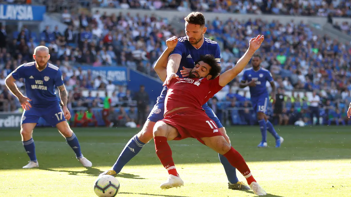 شاهد رد فعل محمد صلاح بعد رفض ميلنر السماح له بتنفيذ ركلة الجزاء (فيديو)‎