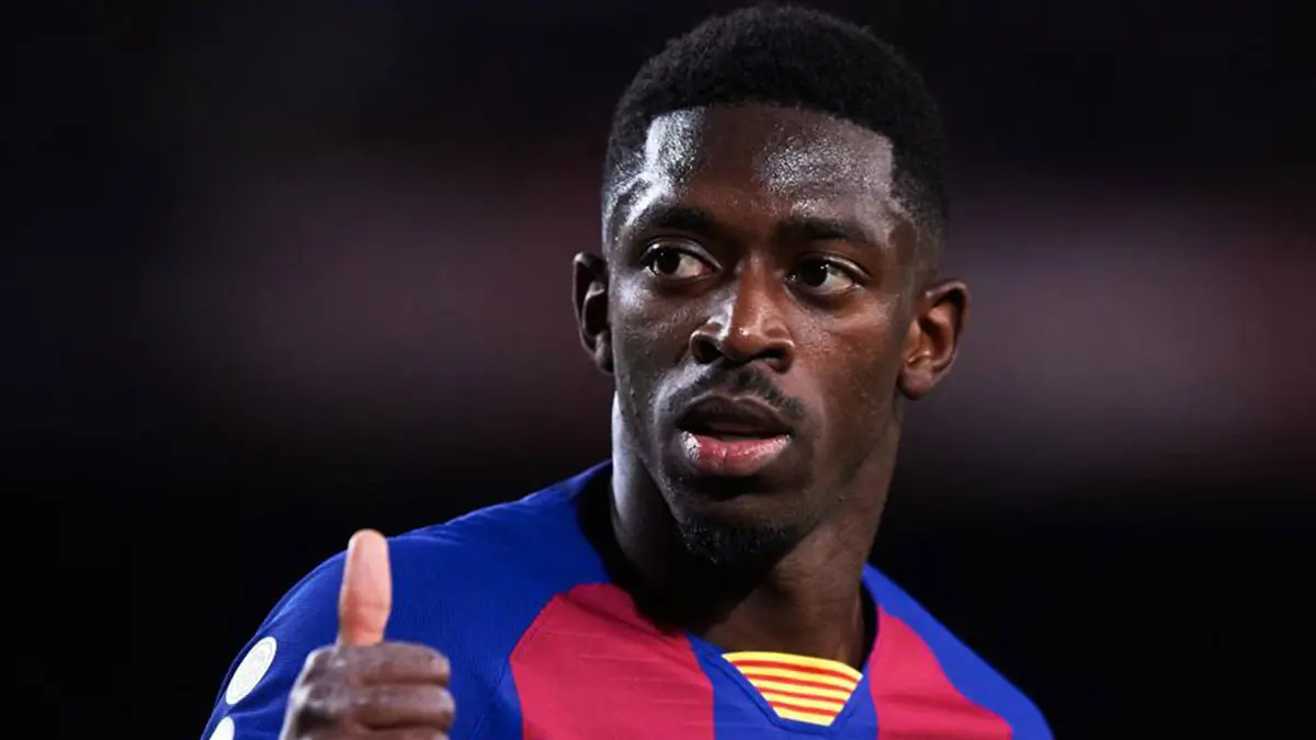 ديمبلي يصل برشلونة لاستكمال تعافيه من الإصابة