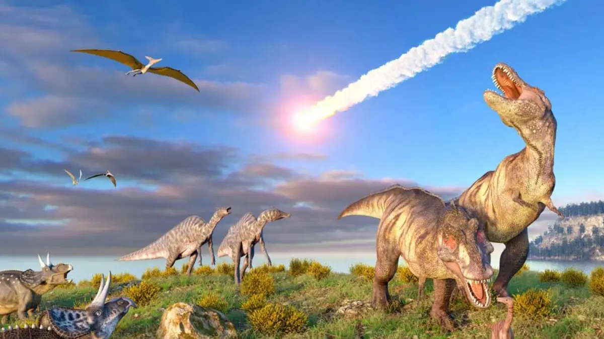 غبار كويكب تسبب بشتاء دام 15 عامًا أدى للقضاء على الديناصورات