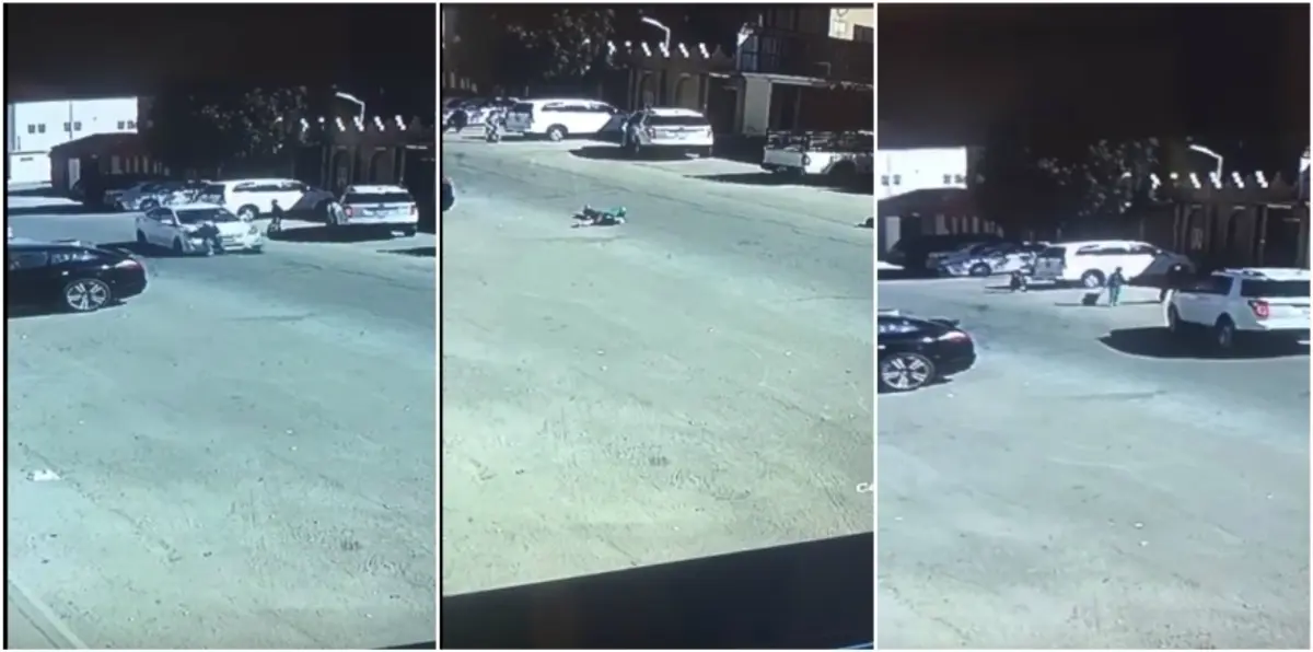 فيديو صادم لدهس طفل يحمل حقيبته المدرسية في السعودية