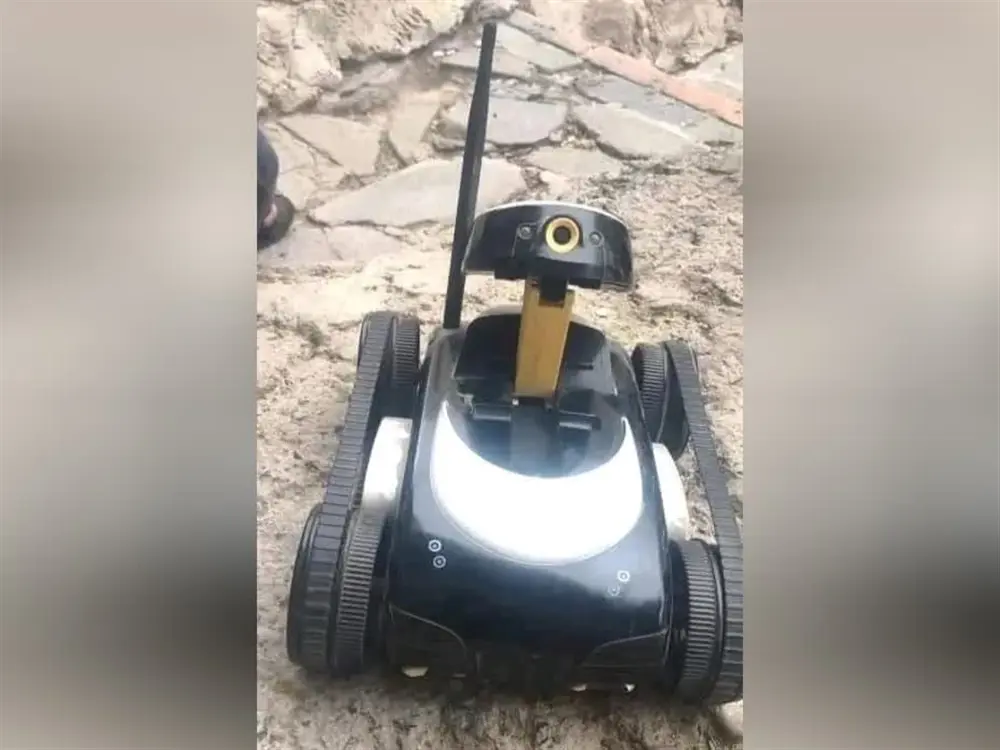 الروبوت الذي تم ضبطه