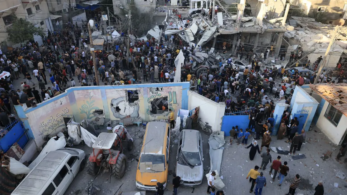 تفاصيل قاسية لقصف إسرائيل مدرسة بحي الدرج في غزة