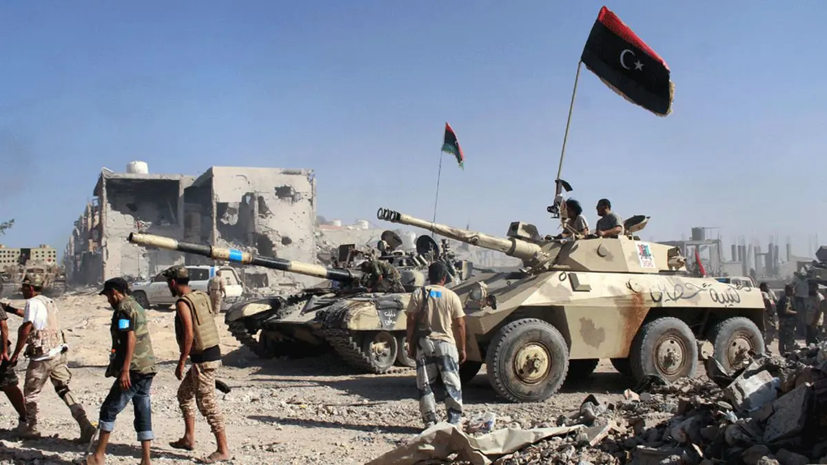 الجيش الليبي يعلن القبض على 13 مسلحا بينهم عناصر أجنبية‎