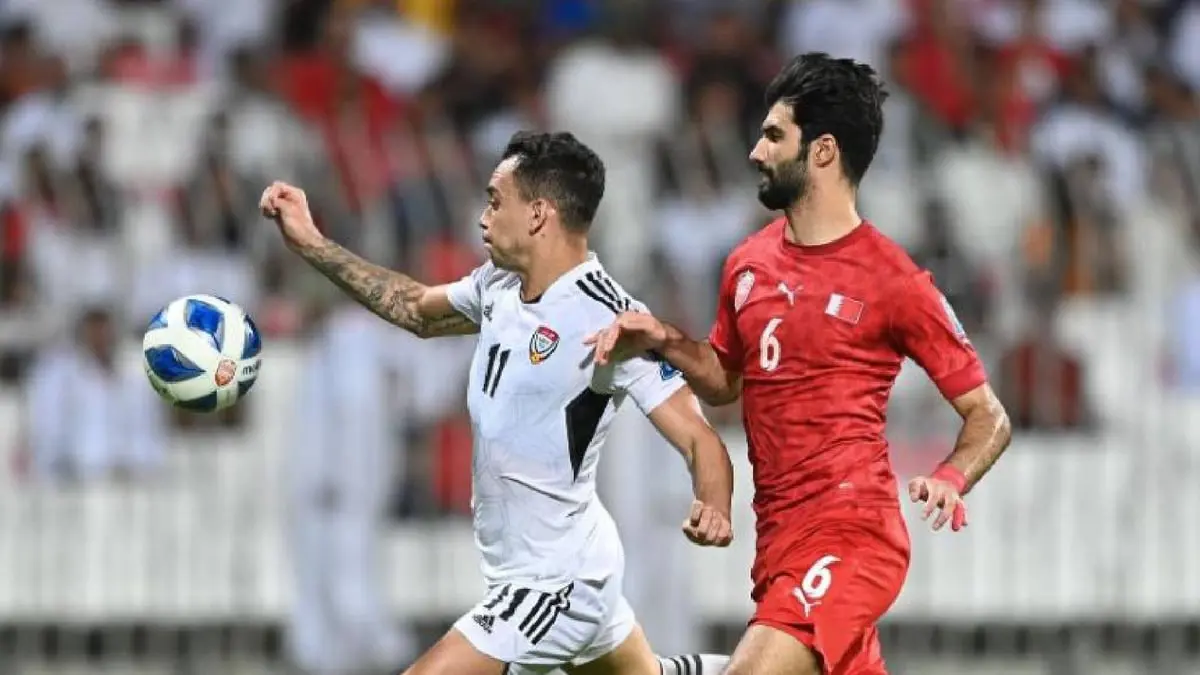  أهداف مباراة الإمارات والبحرين في تصفيات كأس العالم 2026 (فيديو)