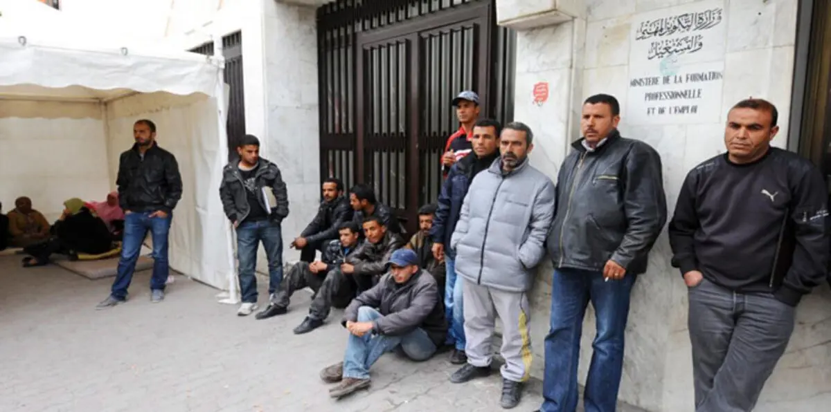 احتجاجات عمالية توقف إنتاج الفوسفات في تونس