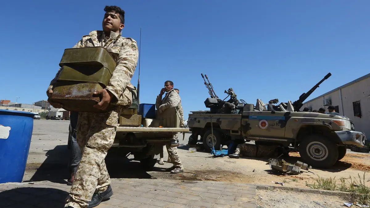 تفاصيل استعادة الجيش الليبي معسكر اليرموك جنوب طرابلس