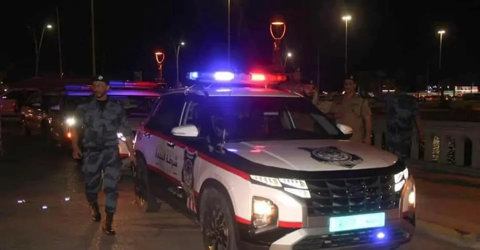 الأمن الليبي خلال تسلم المصرف