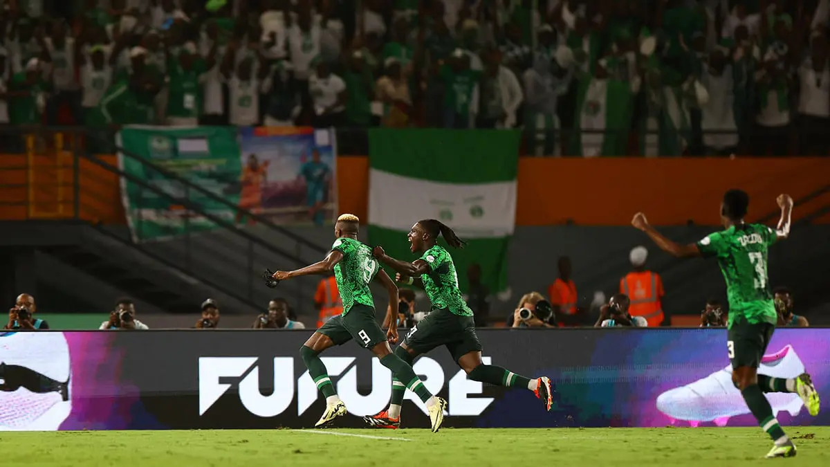 لوكمان يقود نيجيريا للفوز على أنغولا والتأهل لنصف نهائي أمم أفريقيا