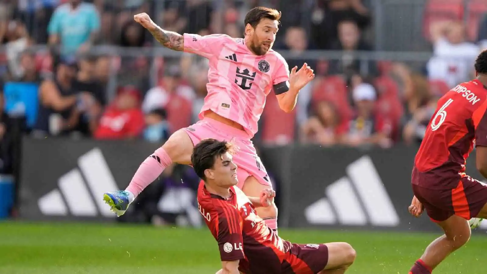 ليونيل ميسي في مباراة إنتر ميامي ضد تورنتو