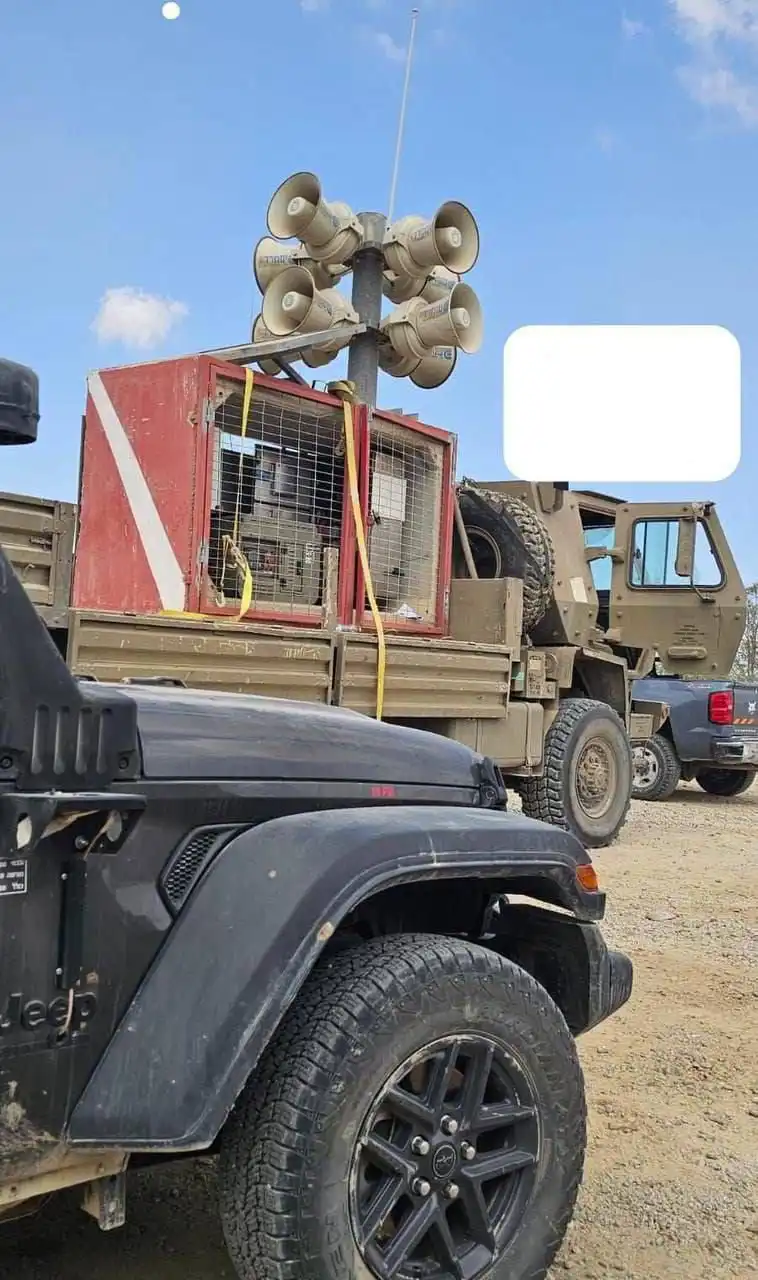 مكبرات الصوت على المدرعات الإسرائيلية