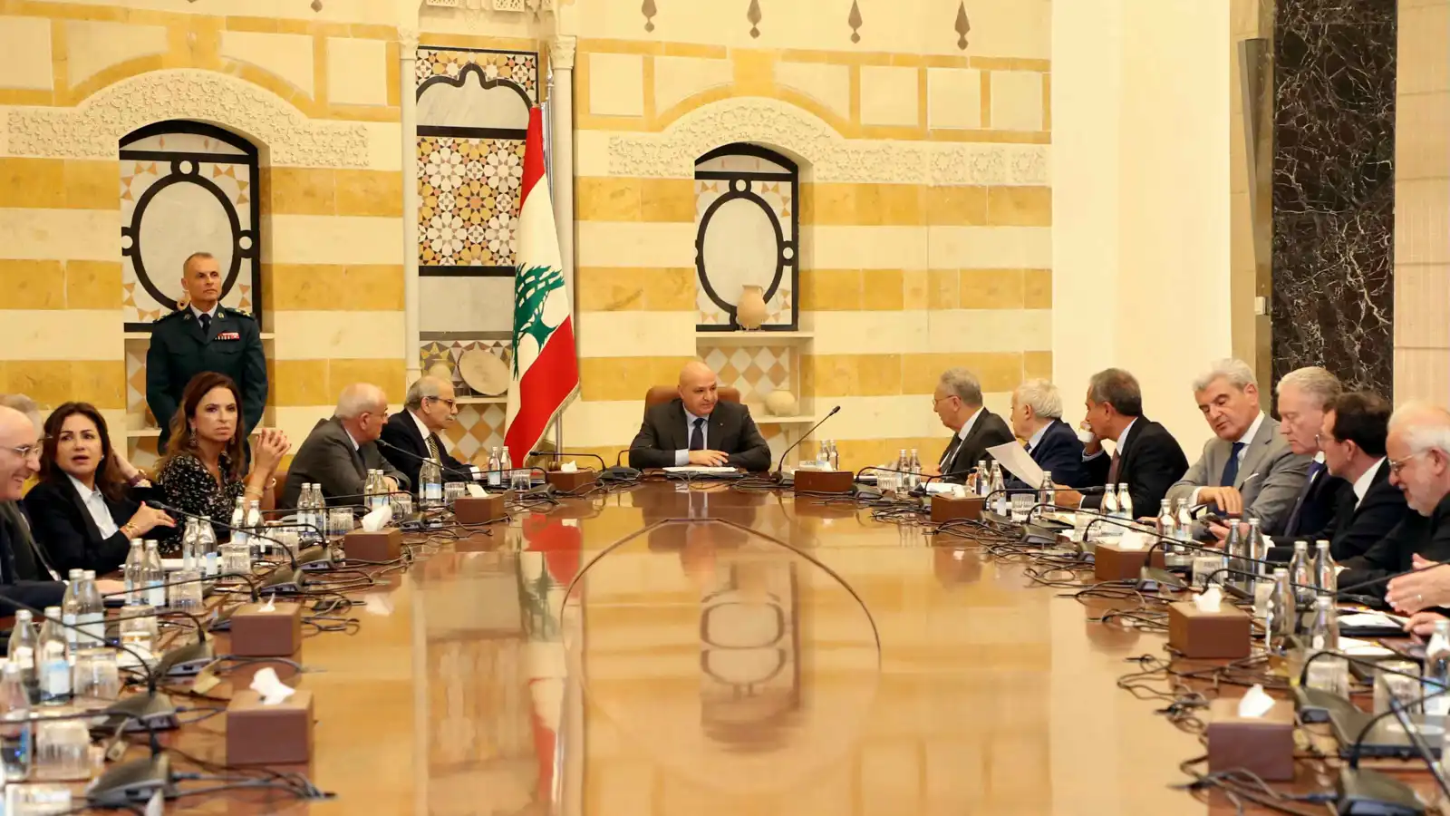جلسة الحكومة اللبنانية برئاسة عون