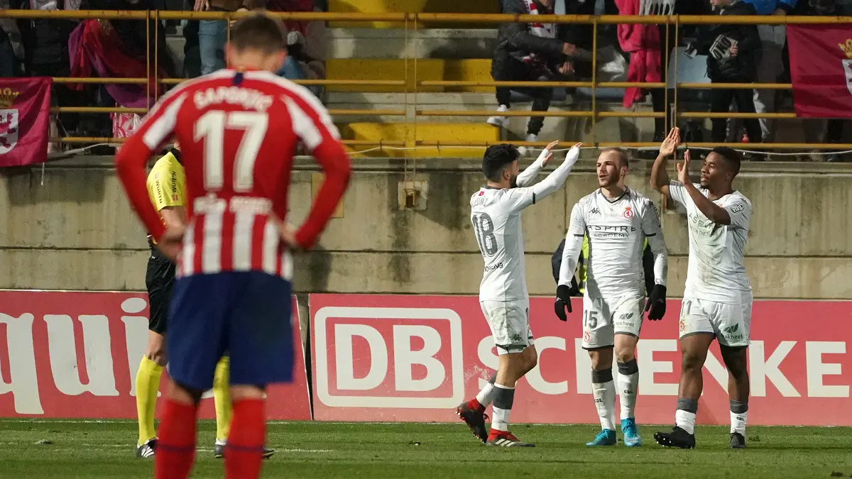 خروج مفاجئ لأتلتيكو مدريد من كأس ملك إسبانيا أمام ليونيسا المنتمي للدرجة الثالثة (فيديو)