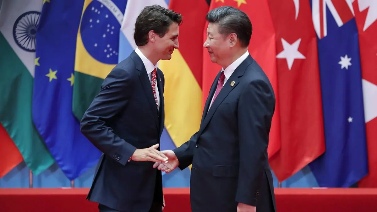 الرئيس الصيني "يؤنب" رئيس الوزراء الكندي بسبب تسريب محادثاتهما للصحافة