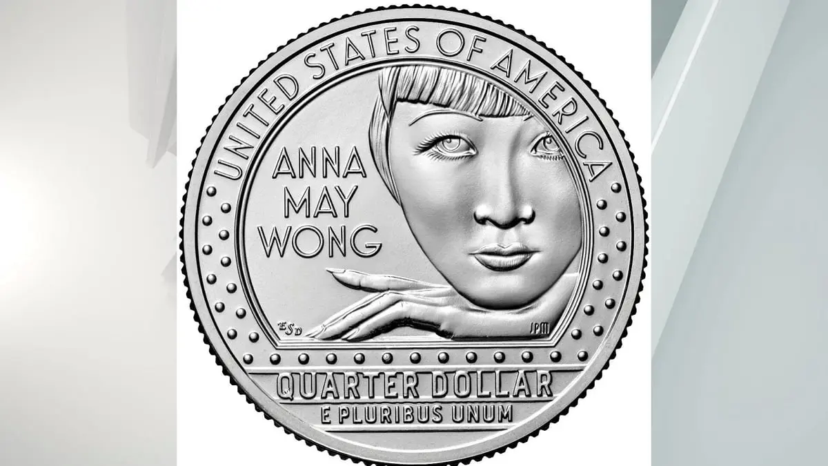 الممثلة آنا ماي وونغ أول أمريكية آسيوية تظهر على العملة الأمريكية