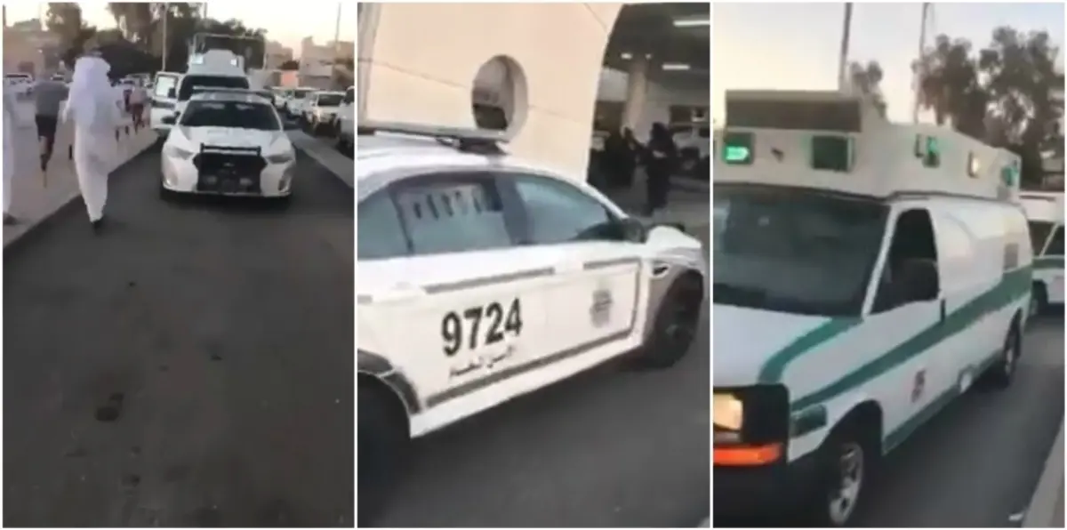 بالفيديو.. حبس رجلي أمن بالكويت أغلقا الطريق أمام سيارات إسعاف