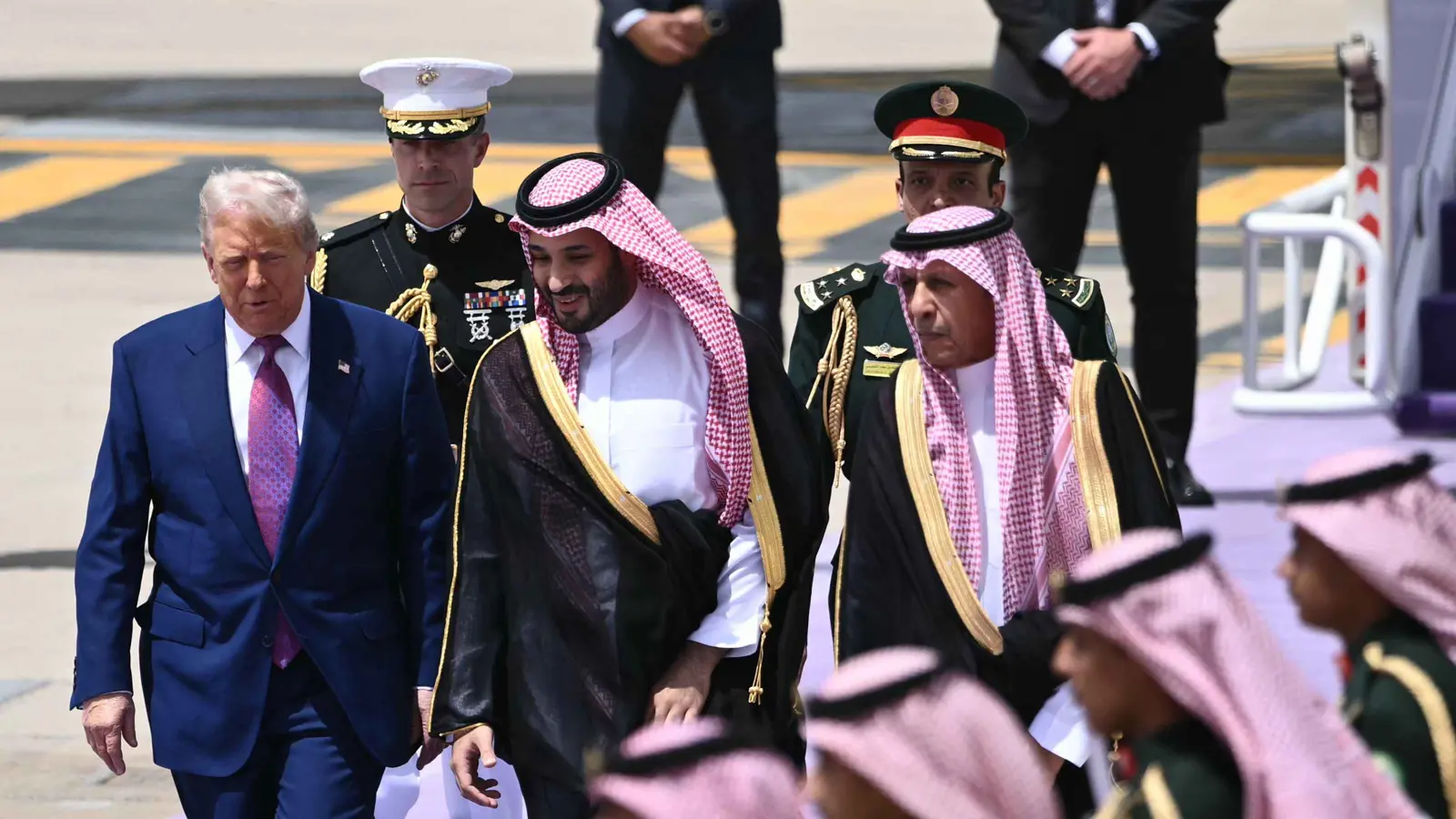محمد بن سلمان وترامب يعقدان مباحثات ثنائية في الرياض