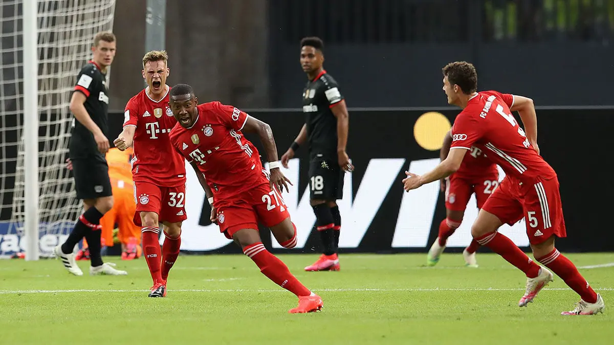 بايرن ميونخ يتوج بطلا لكأس ألمانيا بعد الفوز على باير ليفركوزن