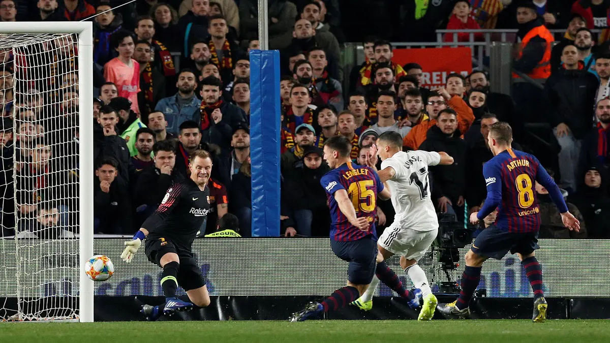 أهداف مباراة برشلونة وريال مدريد..1/1 (فيديو)