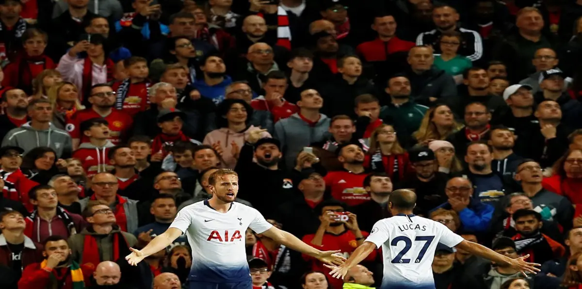 هاري كين: فوز توتنهام على مانشستر يونايتد رسالة تحذير لباقي المنافسين
