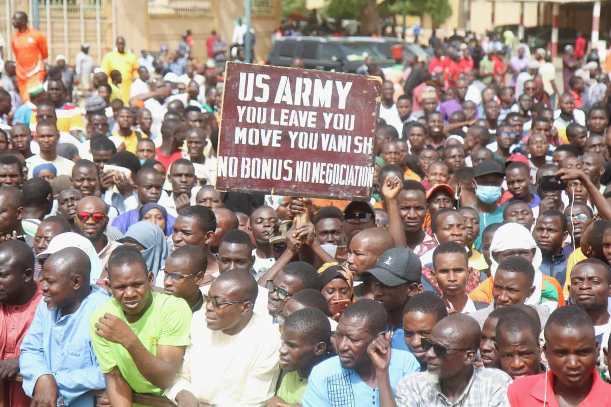 "هنا أغاديز وليس واشنطن".. تظاهرة في النيجر تطالب برحيل القوات الأمريكية