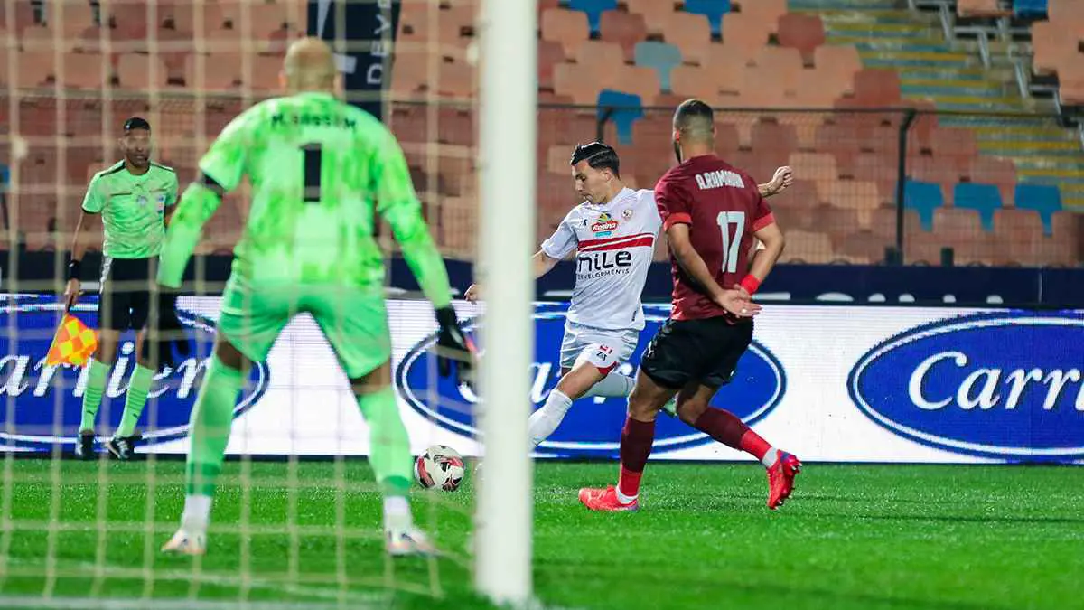 ملخص وأهداف ونتيجة مباراة الزمالك ضد سيراميكا في الدوري المصري