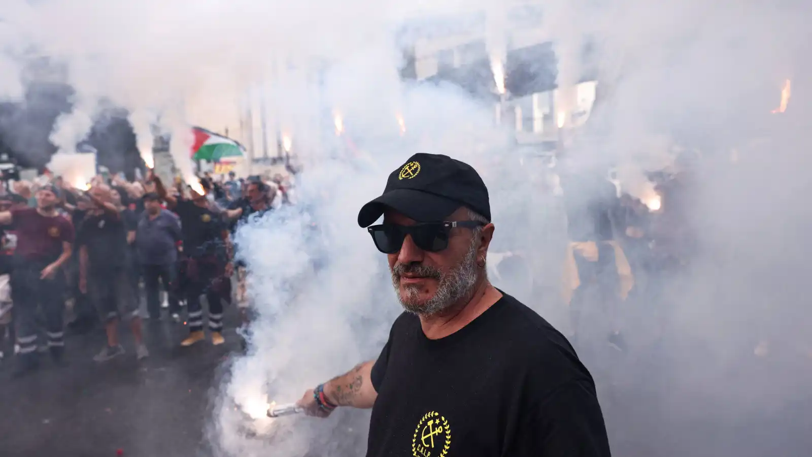 احتجاجات جنوة ضد حرب غزة