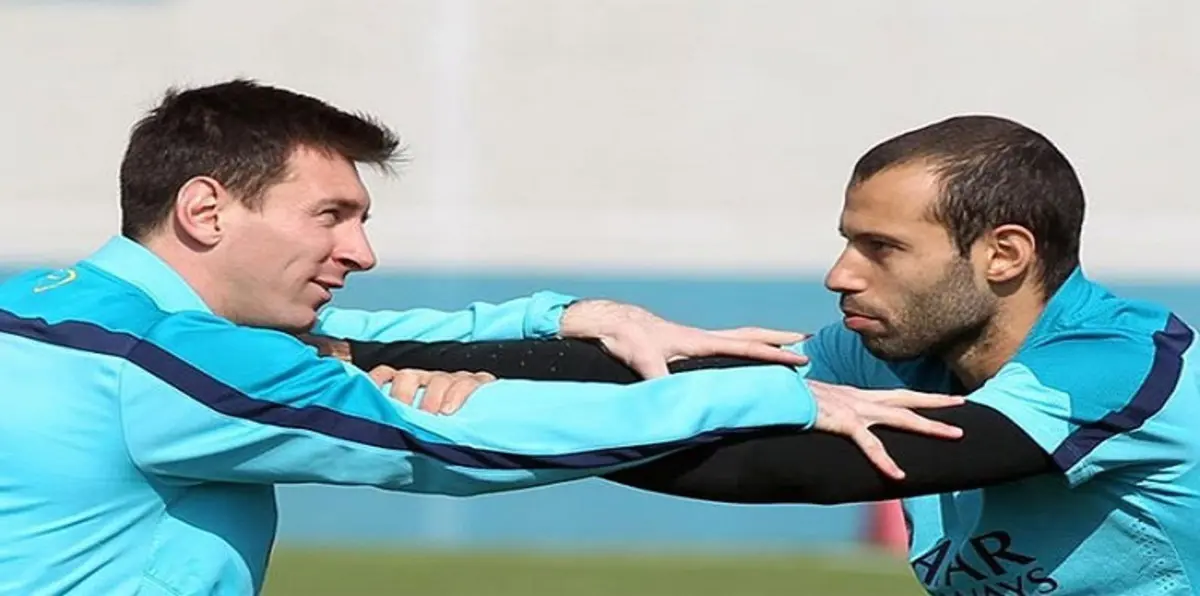 ميسي وماسكيرانو ينهيان عطلتهما مبكرا استعدادا للموسم الجديد مع برشلونة