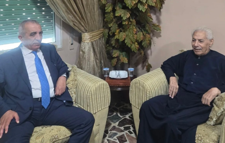 يوسف الجمل مع وزير الثقافة الأردني