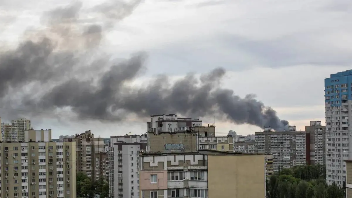 قصف روسي يخلف عشرات الجرحى في كييف