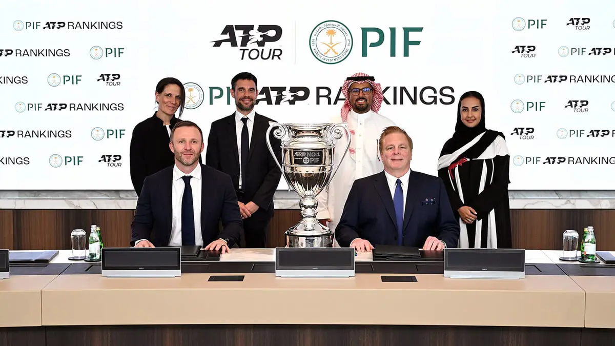 "شراكة استراتيجية" بين اتحاد لاعبي التنس وصندوق الاستثمارات السعودي