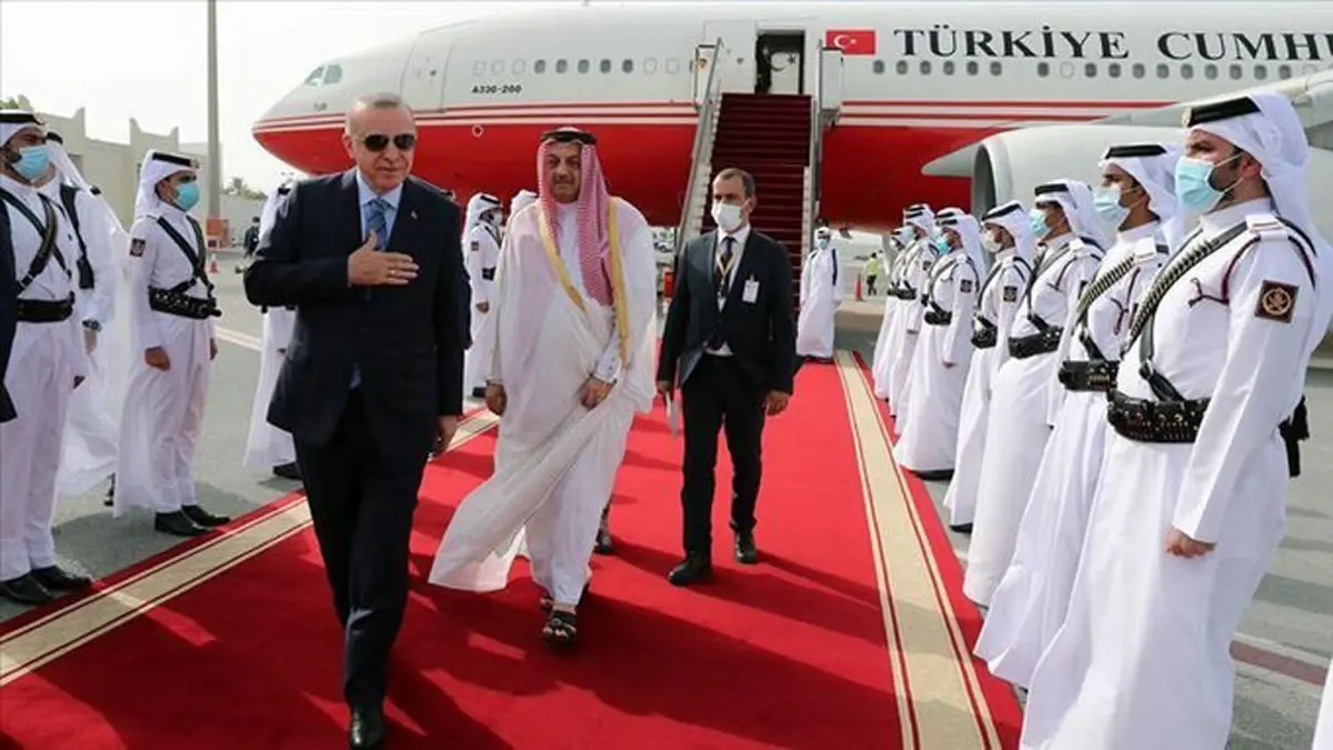 برفقة وزير المالية.. أردوغان في زيارة "عمل" إلى قطر